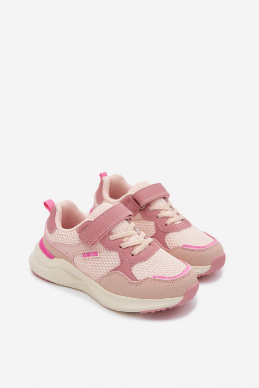 baskets Chaussures modèle baskets Puéril Big Star TT374031 couleur rose
