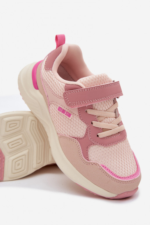 sportschoenen Sneakers model schoenen Kinderen Big Star TT374031 roze