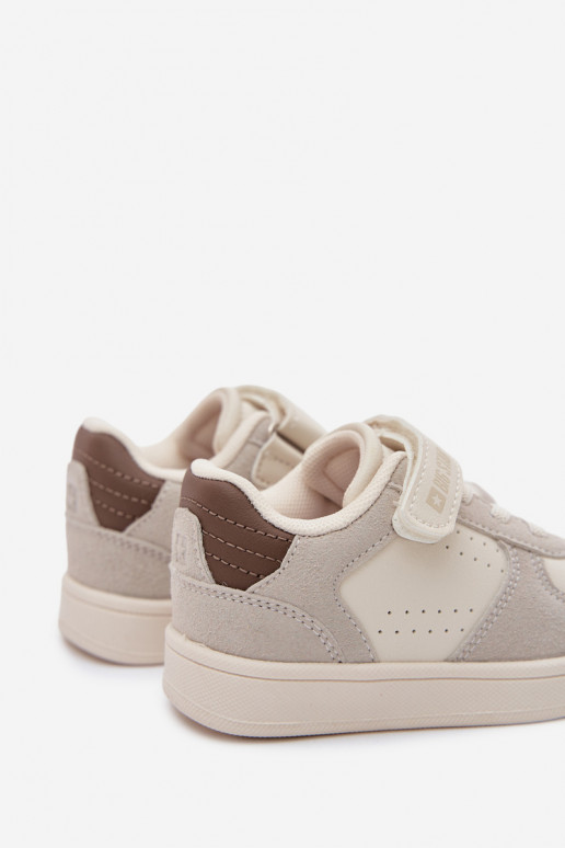 Chaussures modèle baskets Puéril Big Star TT374018 beige