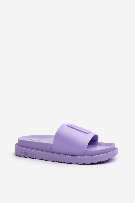Pantoufles pour femmes Big Star LL274426 Couleur violette