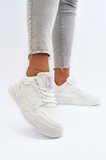 Féminin Chaussures modèle baskets Big Star NN274667 couleur blanche 2