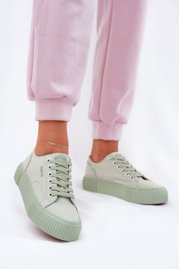 materiaal Vrijetijdsschoenen Big Star RR274408 groene kleur 2