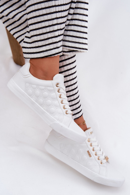 Freizeitschuhe aus Öko-Leder Big Star RR274322 Zueiße Farbe