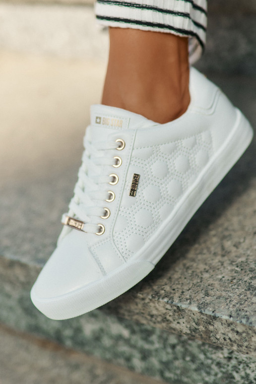 Chaussures de loisirs en cuir écologique Big Star RR274322 couleur blanche