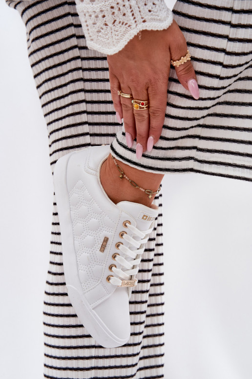 Chaussures de loisirs en cuir écologique Big Star RR274322 couleur blanche