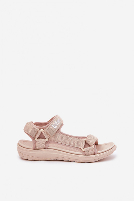 Damensandalen  mit Klebeverschlüssen Lee Cooper LCIN-25-34-3560 Beige