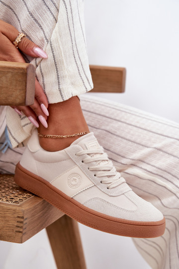 Chaussures modèle baskets Féminin Big Star RR274806 beige