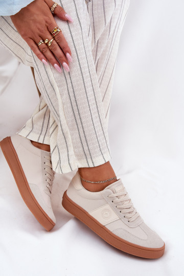 Chaussures modèle baskets Féminin Big Star RR274806 beige 2