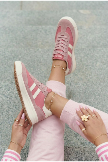 Chaussures modèle baskets Féminin Big Star TT274160 couleur rose