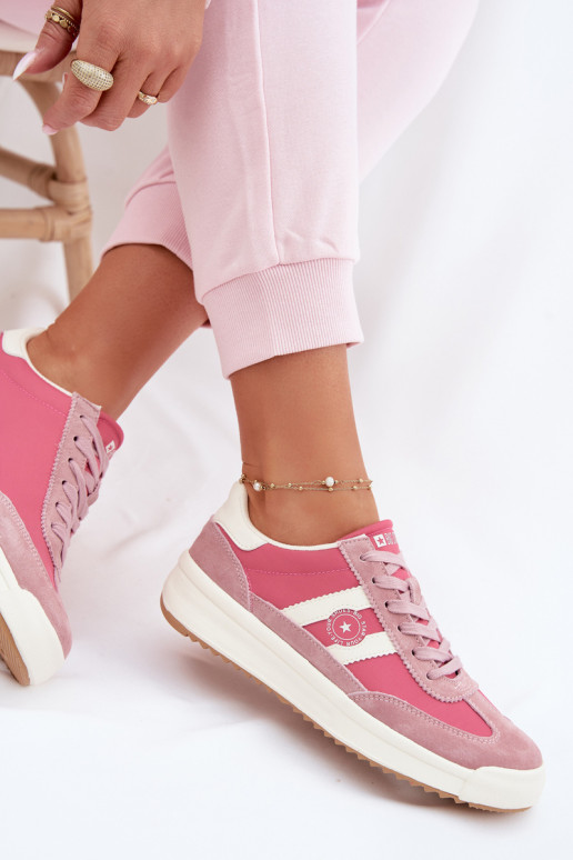 Sneakers Stilvollllschuhe Feminin Big Star TT274160 pinke Farbe