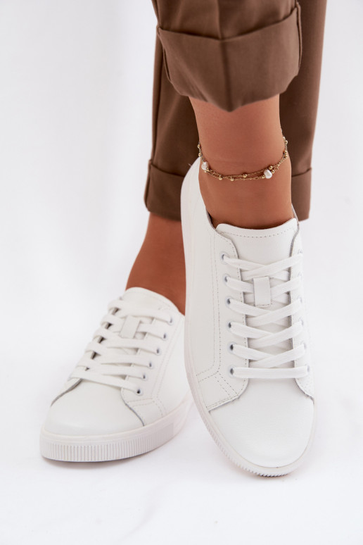 Peau Chaussures de loisirs Vinceza 79536 couleur blanche