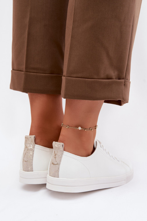 Peau Chaussures de loisirs Vinceza 79536 couleur blanche