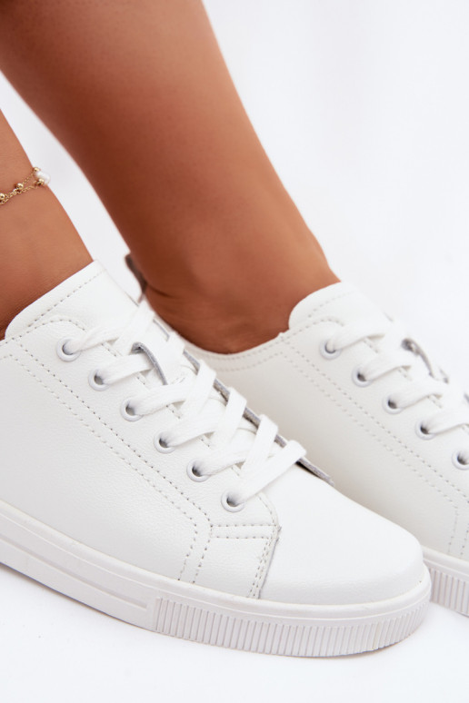 Peau Chaussures de loisirs Vinceza 79536 couleur blanche