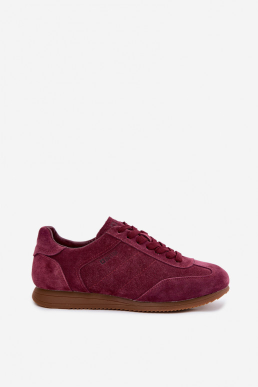 Sneakers StilvollllschuheErmöglichtturalnego aus INildlederu Big Star TT274227 Burgund