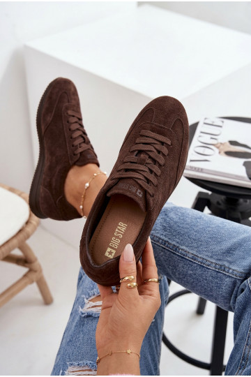 Sneakers StilvollllschuheErmöglichtturalnego aus INildlederu Big Star TT274226 CzekoladoZue