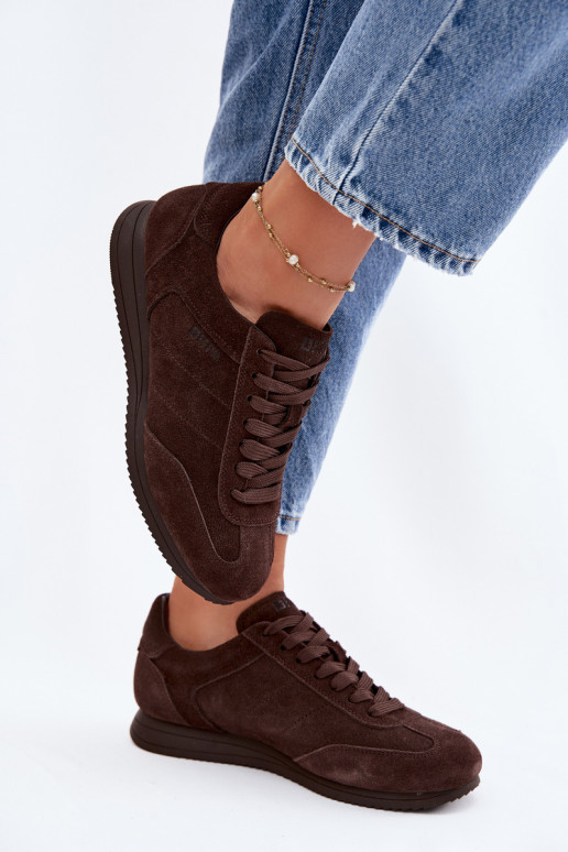 Chaussures modèle basketsActivéturalnego en daimu Big Star TT274226 CzekoladoÀe