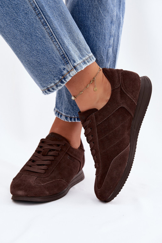 Sneakers StilvollllschuheErmöglichtturalnego aus INildlederu Big Star TT274226 CzekoladoZue