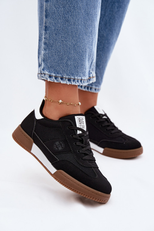 Chaussures modèle baskets Féminin Big Star TT274909 couleur noire