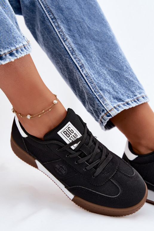 Sneakers Stilvollllschuhe Feminin Big Star TT274909 schZuarze Farbe