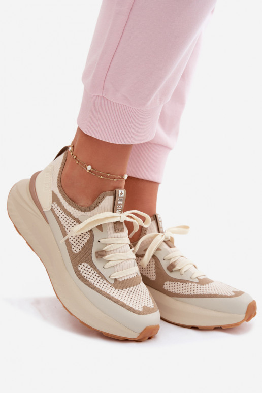 sportschoenen Dames Big Star TT274571 HI-POLY SYSTEM beige