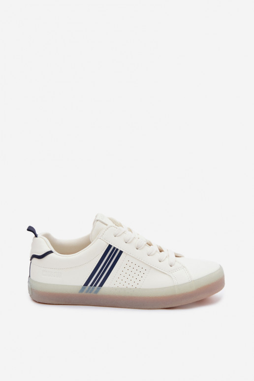 Eko Peau Chaussures modèle baskets Féminin Big Star TT274306 couleur blanche