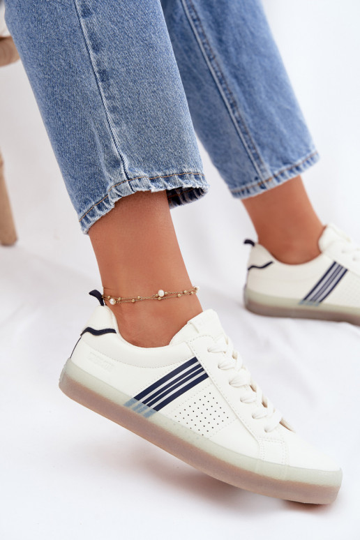 Eko Leer Sneakers model schoenen Dames Big Star TT274306 Initte kleur