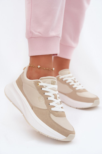 Baskets de sport femmes à plateforme GAP PENELOPE GPIN6155300049 couleur sable