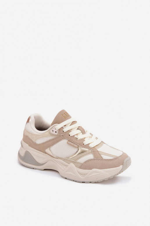 Sneakers Stilvollllschuhe Feminin mit einer Plattform GAP MARATHON GPIN6154923895 Beige