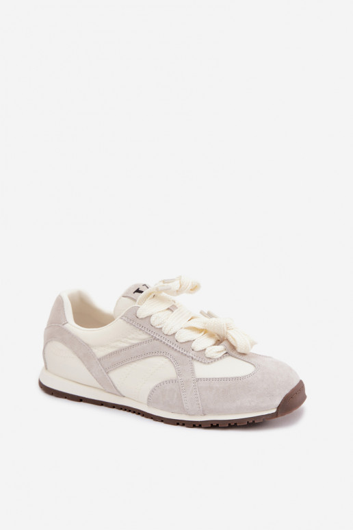 en daim Chaussures modèle baskets Féminin Vinceza 86427 couleur grise