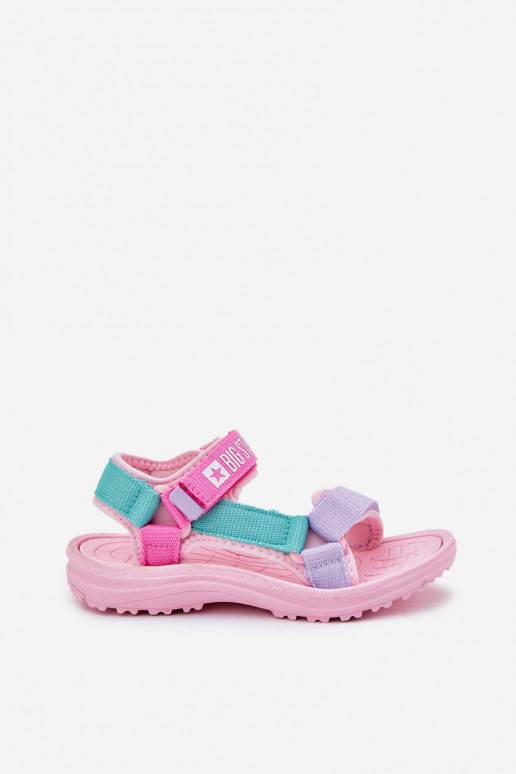 sandalen Kinderen met zelfklevende bevestigingsmiddelen Big Star RR374519 roze