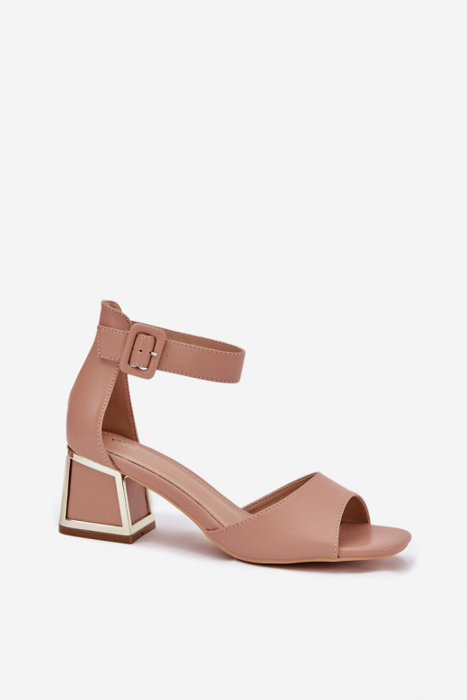 Sandales à talons hauts pour femme Nude Zennia