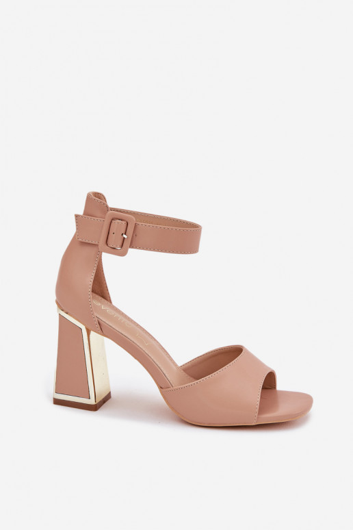 Style élégant Sandales à talons hauts pour femme Nude Rosazara