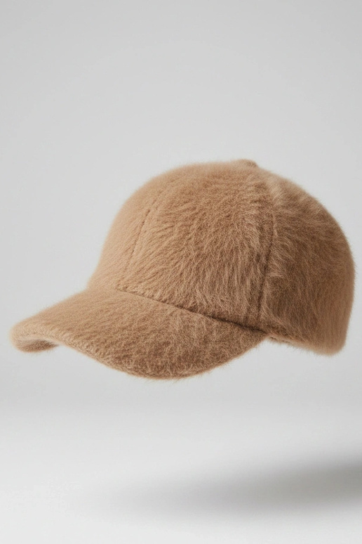 Chapeau marron avec visière Natis