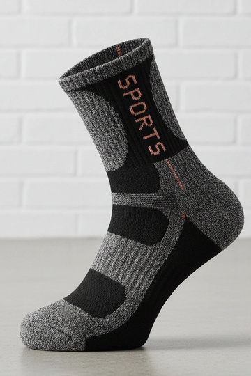 Graue warme Socken für...