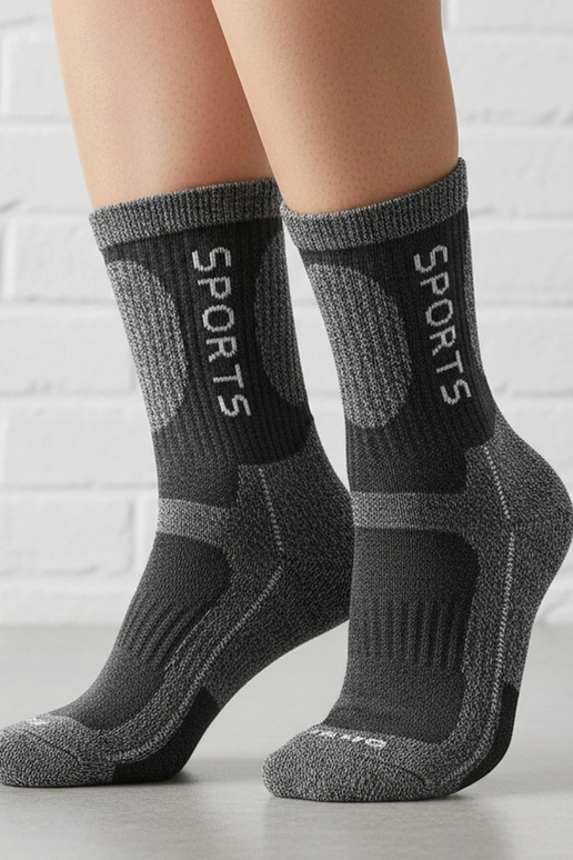 Chaussettes chaudes grises pour...
