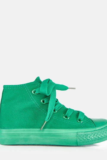 Grüne Kinder-Sneaker über dem Knöchel Laly