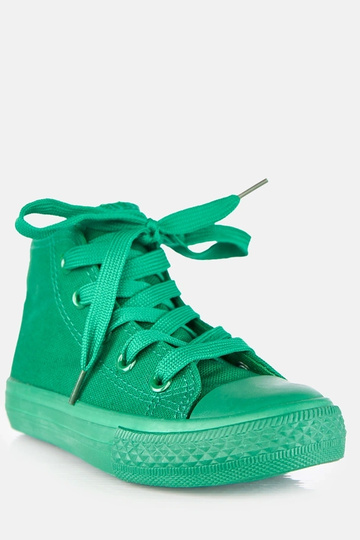 Groene kinder sneakers boven de enkel Laly 2