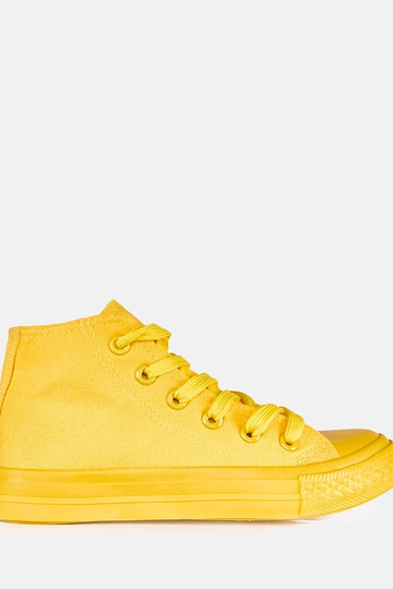 Geel kinder sneakers boven... 2