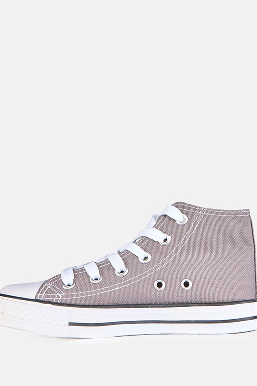 Baskets grises pour enfants au-dessus...