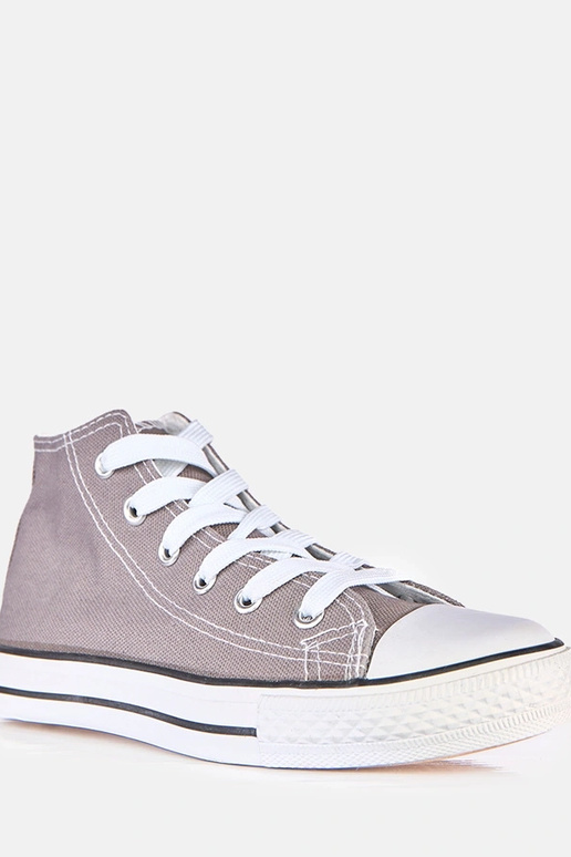 Grijze kinder sneakers boven de enkel...