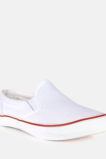 Witte kinder sneakers zonder veters Lagunes 2