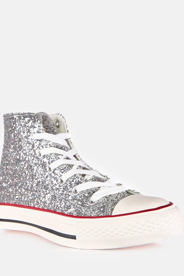 Silberne glänzende...