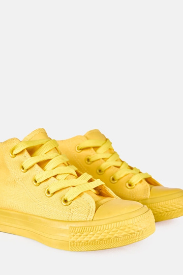 Baskets hautes jaunes pour... 2