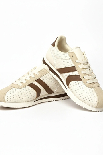 Zand-bruin sportieve sportschoenen Camille