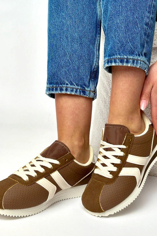 Baskets sportives brunes Camille