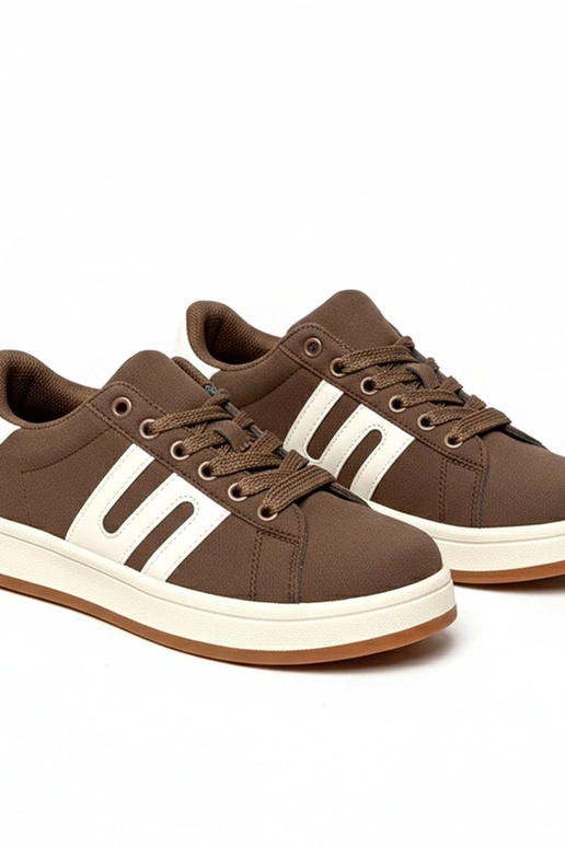 Bruine casual sportschoenen Delphine