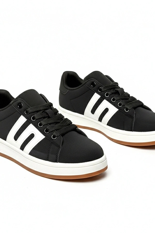 Schwarze Alltagssneaker Delphine