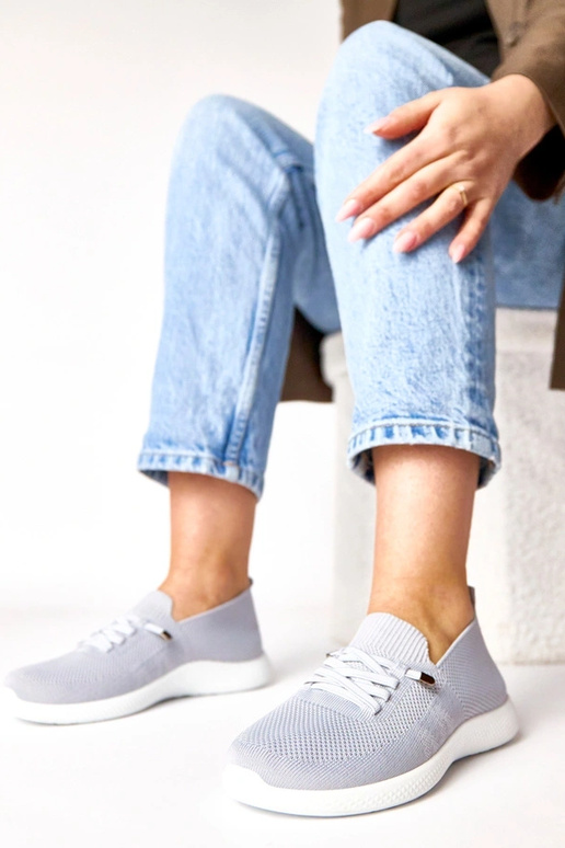 Baskets sportives grises pour femmes Léa