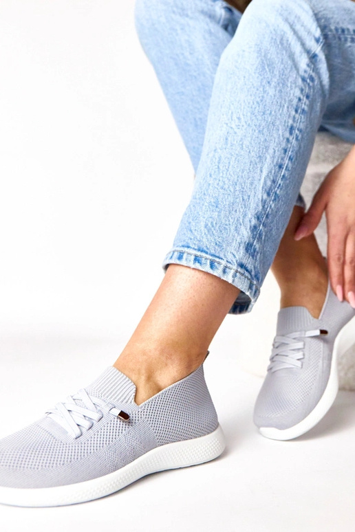 Grijze dames sportschoenen Léa