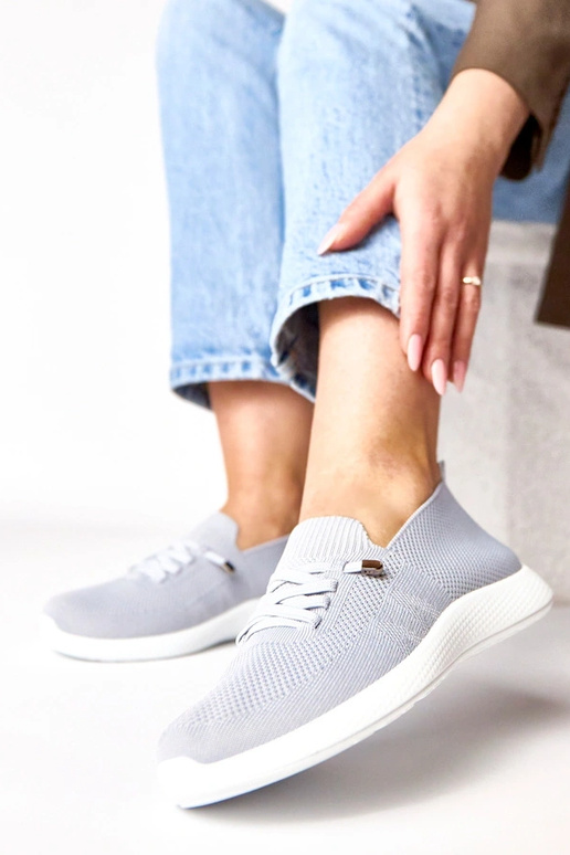 Grijze dames sportschoenen Léa